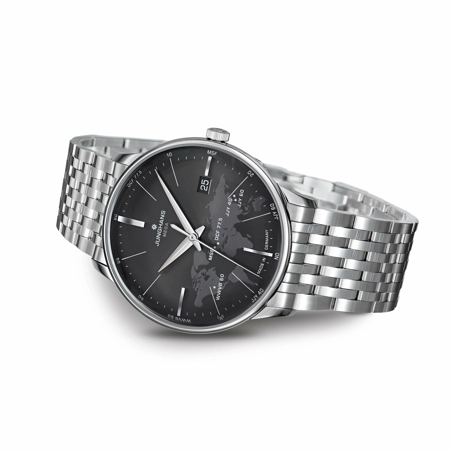 Junghans Meister Mega Radio Controlled 39mm 058 4803.44 SALE Juwelier van der Weerd Janssen Zeist