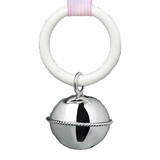  Rammelaar verzilverd bal  met parelrand WG-16525