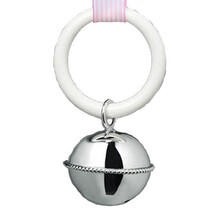  Rammelaar verzilverd bal  met parelrand WG-16525