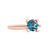 Bron BRON Ring Phlox 18k roségoud met London blue Topaas 8RR4531TL