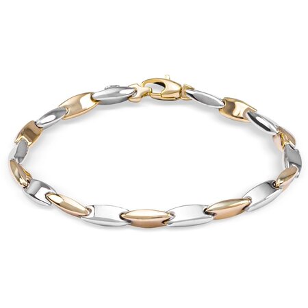 HuisCollectie HuisCollectie Armband 14k bicolor 612822