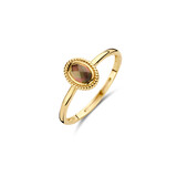 Blush BLUSH Ring 14k geelgoud met Parelmoer en Kwarts 1239YBQ