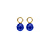 Blush Blush Creoolhangers 14k geelgoud met Lapiz lazuli 9046YLA