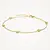 Blush Blush Armband  14k geelgoud met zirkonia verdeelt over 5 paletjes 19cm 2213YZI