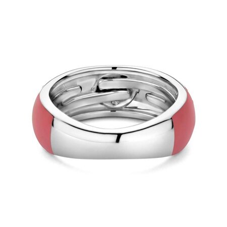 Tirisi Moda TIRISI Moda Iconic Ring bicolor met emaille TM1125NP(2P)