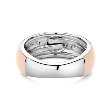 Tirisi Moda TIRISI Moda Iconic Ring bicolor met emaille TM1125NU(2P)