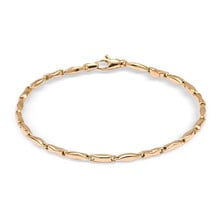 HuisCollectie Monzario Links Armband 14k Geelgoud 2.5mm 79A GEEL