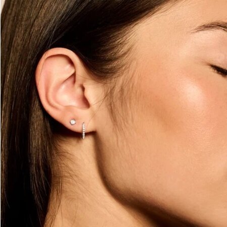 Blush Blush Oorstekers 14k witgoud met zirkonia 7128WZI