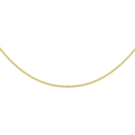 HuisCollectie HuisCollectie Gourmette Collier 14k geelgoud 1,0mm x 41-43-45cm 608468