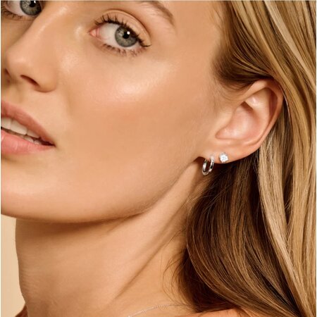 Blush Blush Oorstekers 14k witgoud met zirkonia 7127WZI