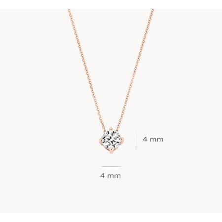 Blush Blush Collier 14k roségoud met zirkonia 3057RZI