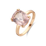 Jarrèl JARRÈL Ring Monte Carlo 14K roségoud met rozenkwarts 4R.7909.RQF