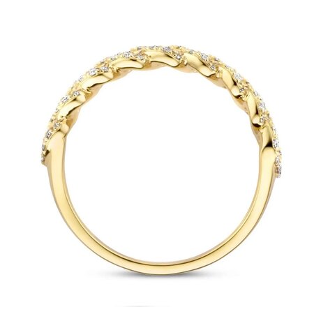 Tirisi Tirisi Ring Amsterdam Grumetta 18k geelgoud met diamant TR9773D