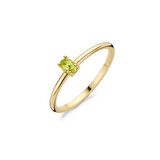 Blush Blush Ring 14k geelgoud met groene Peridot 1204YGP