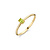 Blush Blush Ring 14k geelgoud met groene Peridot 1204YGP