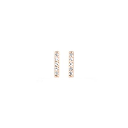 Blush Blush Oorstekers 14k roségoud met zirkonia 7196RZI