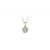 Blush Blush Hanger 14k bicolor met diamant 6604BDI