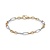 HuisCollectie HuisCollectie Armband 14k bicolor 612823