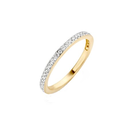 Blush Blush Ring 14k bicolor met zirkonia 1119BZI