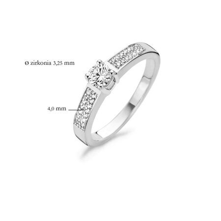 Blush Blush Ring 14k witgoud met zirkonia 1144WZI