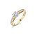 Blush Blush Ring 14k bicolor met zirkonia 1154BZI