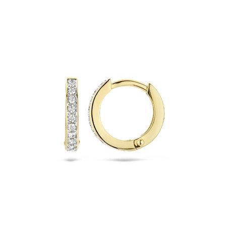 Blush Blush Creolen 14k bicolor met zirkonia 7129BZI