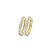 Blush Blush Creolen 14k bicolor met zirkonia 7163BZI