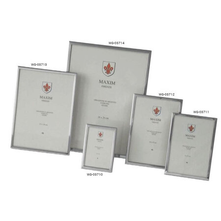 MAXIM Fotolijst Zilver 13x18cm smal strak - WG-03713