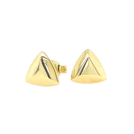 Mrs.Janssen MRS.Janssen Oorstekers 14k Geelgoud Triangle 1617