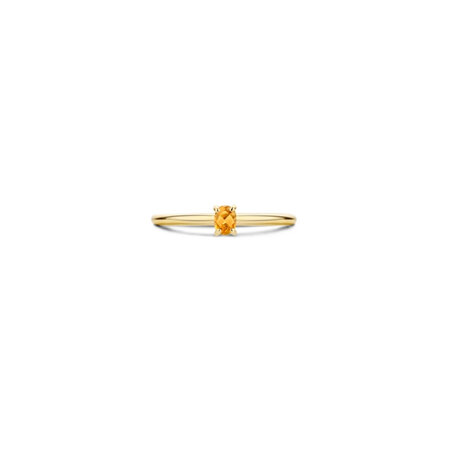 Blush Blush Ring 14k geelgoud met Citrien 1204YCI