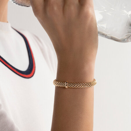 Fope FOPE Armband Flex-It Vendôme 18k Geelgoud met diamant 01M02BX_BB_G_XGX_00M