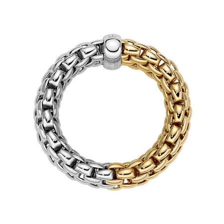 Fope FOPE Ring Essentials Flex-It 18k geel-witgoud 08E02AX_XX_2_XBX_00M