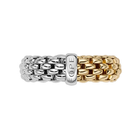 Fope FOPE Ring Essentials Flex-It 18k geel-witgoud 08E02AX_XX_2_XBX_00M