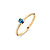 Blush Blush Ring 14k geelgoud met London Blue Topaas 1204YLB