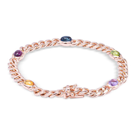 Monzario Monzario Classics Armband 14k Roségoud met edelstenen 968A ROSE