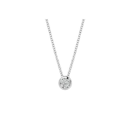 Blush Blush Diamonds Collier 14k witgoud met diamant 3601WDI