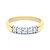 R&C R&C Ring Carole 14k bicolor met diamant RIN1705-5-PW-BIC-55