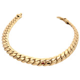 HuisCollectie MONZARIO Classics Armband 14k Geelgoud 6.4mm 1295A GEEL