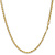 Monzario Mozario Links Collier 14k Geelgoud 4.3mm 838C GEEL