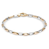 HuisCollectie Monzario Links Armband 14k Bicolor 3.5mm 597A BIC