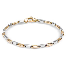 HuisCollectie Monzario Links Armband 14k Bicolor 3.5mm 597A BIC
