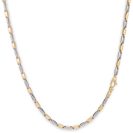 Monzario Monzario Links Collier 14k Bicolor 5.5mm 597C BIC
