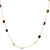 HuisCollectie Monzario Colors Collier 14k Geelgoud met Toermalijn C1334 GEEL