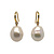 Mrs.Janssen Mrs.Janssen Oorhangers 18k geelgoud met Zoetwaterparel Barok 15x11.5mm 616553