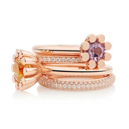 Bron BRON Ring Sprite 18k Roségoud met Amethyst 8RR4590AM