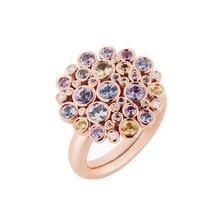 Bron BRON Ring Confetti 18k Roségoud met diamant en Saffier 8RR4914BRXMK/4