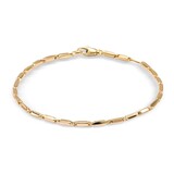 HuisCollectie Monzario Links Armband 14k Geelgoud 2.8mm 866A GEEL