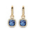 Tirisi Tirisi Milano Sweeties Creolen 18k geelgoud met London Blue Topaas en diamant TE9317LBTP