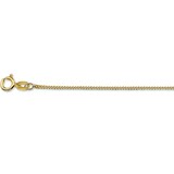 HuisCollectie HuisCollectie Collier 14k geelgoud Gourmette 1 mm x 42cm 600204