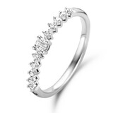 Mrs.Janssen Mrs.Janssen Ring 14k witgoud met diamant 613562